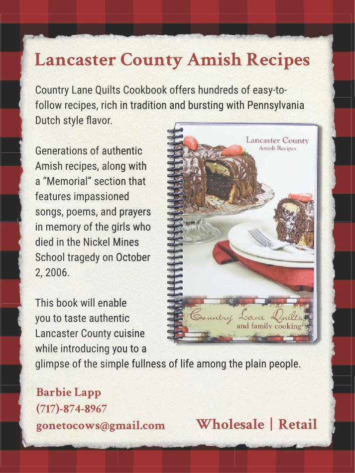 Country Lane Quilt Cookbook
